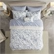 Madison Park Essentials Sofia 6-Piece Polyester Comforter Set in Blue
