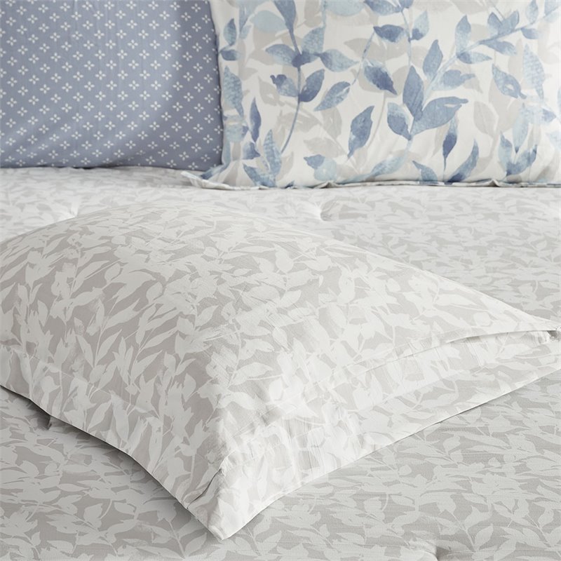Madison Park Essentials Sofia 6-Piece Polyester Comforter Set in Blue