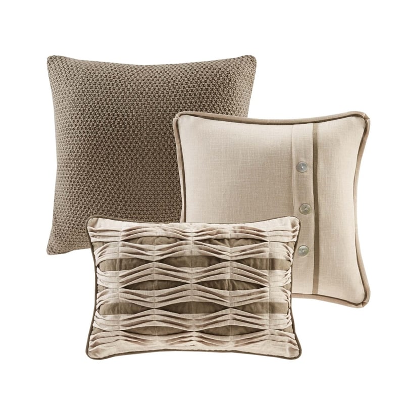 Madison Park Signature 9-Piece Cotton Chateau Comforter Set in Beige