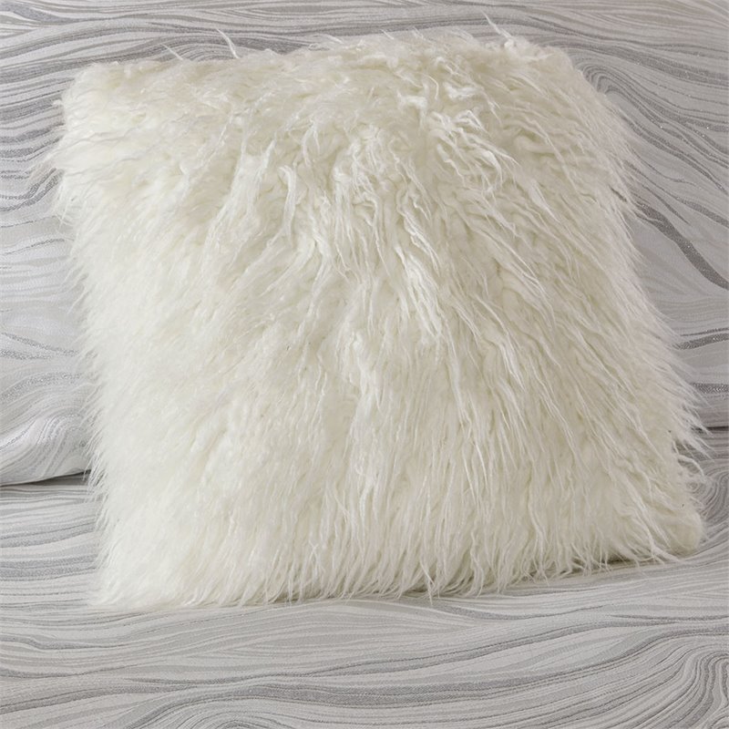 Madison Park Signature 8-Piece Cotton Hollywood Glam Comforter Set in White