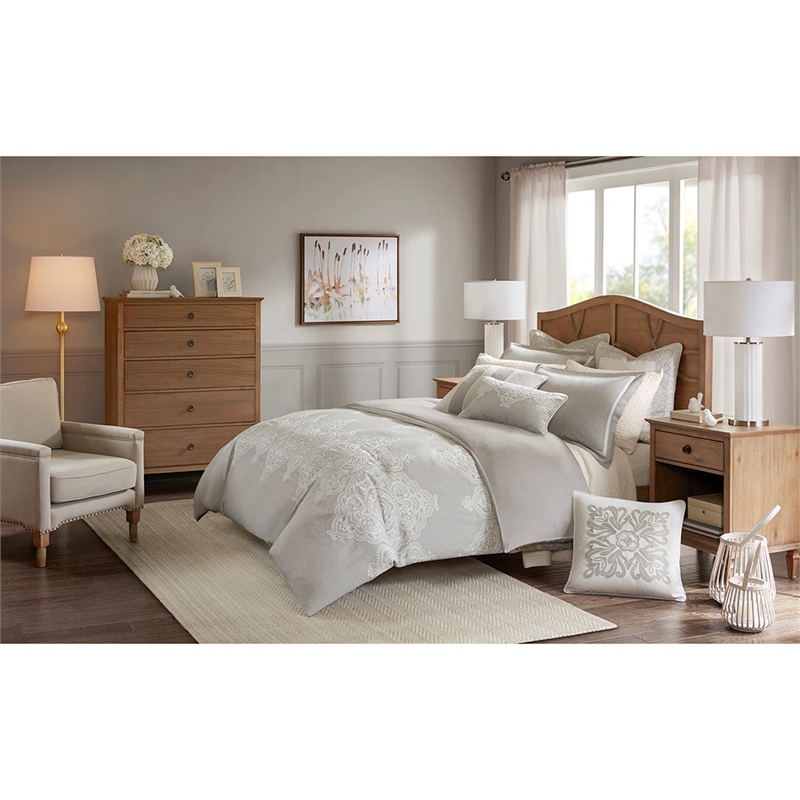 Madison Park Signature Barely 8-Piece Polyester Comforter Set in Natural
