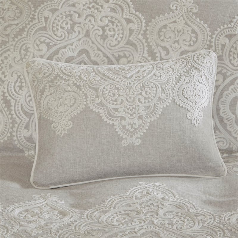 Madison Park Signature Barely 8-Piece Polyester Comforter Set in Natural