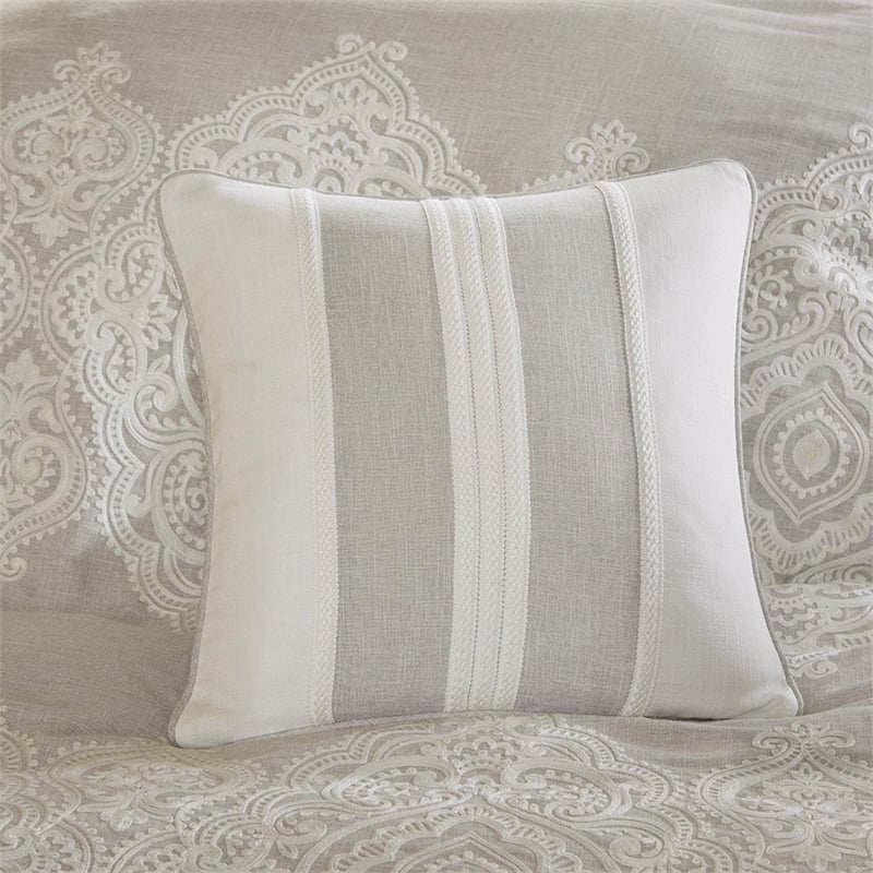 Madison Park Signature Barely 8-Piece Polyester Comforter Set in Natural