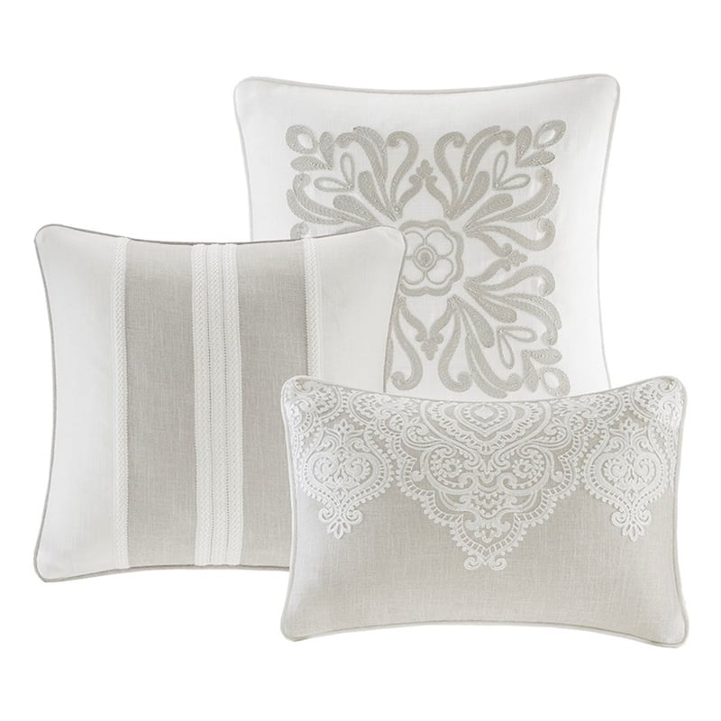 Madison Park Signature Barely 8-Piece Polyester Comforter Set in Natural