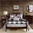 Madison Park Signature 9-Piece Cotton Urban Cabin Comforter Set in Brown