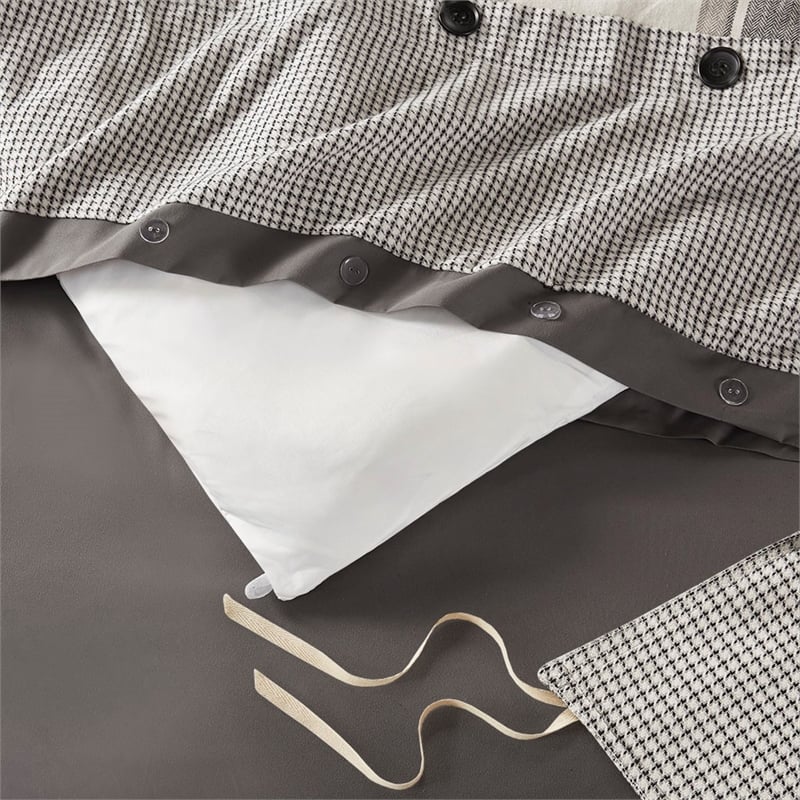 Madison Park Signature 9-Piece Cotton Urban Cabin Comforter Set in Brown