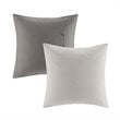 Madison Park Signature Essence 9-Piece Cotton Clip Jacquard Comforter Set - Gray