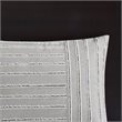 Madison Park Signature Essence 9-Piece Cotton Clip Jacquard Comforter Set - Gray