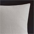 Madison Park Signature Essence 9-Piece Cotton Clip Jacquard Comforter Set - Gray