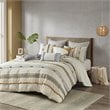 INK+IVY Cody 3-Piece Cotton Comforter Set w/ 2 Matching Shams in Gray