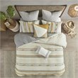 INK+IVY Cody 3-Piece Cotton Comforter Set w/ 2 Matching Shams in Gray
