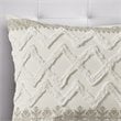 INK+IVY Mila 3-Piece Modern Cotton Printed Comforter Set with Chenille in Brown