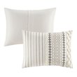 INK+IVY Imani 3-Piece Mid-Century Cotton Printed Comforter Mini Set in Ivory