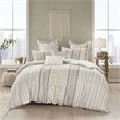 INK+IVY Imani 3-Piece Mid-Century Cotton Printed Comforter Mini Set in Ivory