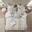 INK+IVY Imani 3-Piece Mid-Century Cotton Printed Comforter Mini Set in Ivory