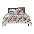 N Natori Cherry Blossom 3-Piece Cotton Sateen Comforter Mini Set in Multi-Color