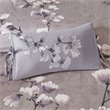 N Natori Oblong Modern Cotton Embroidered Decorative Pillow in Purple