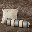 Madison Park Aubrey 12-Piece Polyester Jacquard Comforter Set in Brown