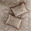 Madison Park Aubrey 12-Piece Polyester Jacquard Comforter Set in Brown