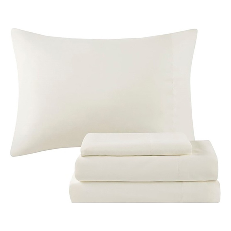 Madison Park Lavine 12-Piece Contemporary Fabric Comforter Set in Blue