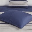 Madison Park Palmer 7-Piece Polyester Microsuede Comforter Set in Blue