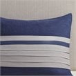 Madison Park Palmer 7-Piece Polyester Microsuede Comforter Set in Blue