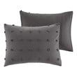 Urban Habitat Brooklyn 5-Piece Cotton Jacquard Comforter Set in Charcoal