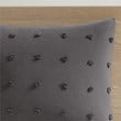 Urban Habitat Brooklyn 5-Piece Cotton Jacquard Comforter Set in Charcoal