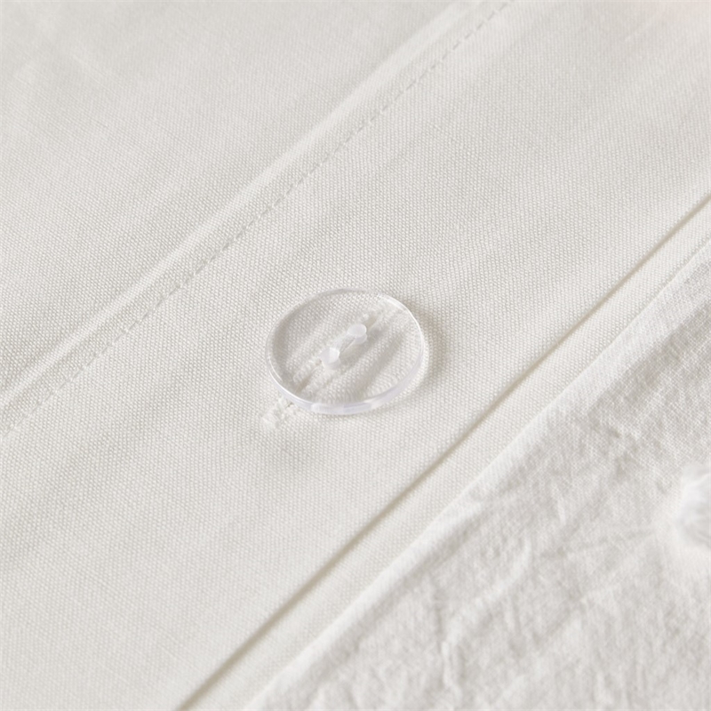 Urban Habitat Brooklyn 5-Piece Farmhouse Cotton Jacquard Duvet Cover Set - Ivory