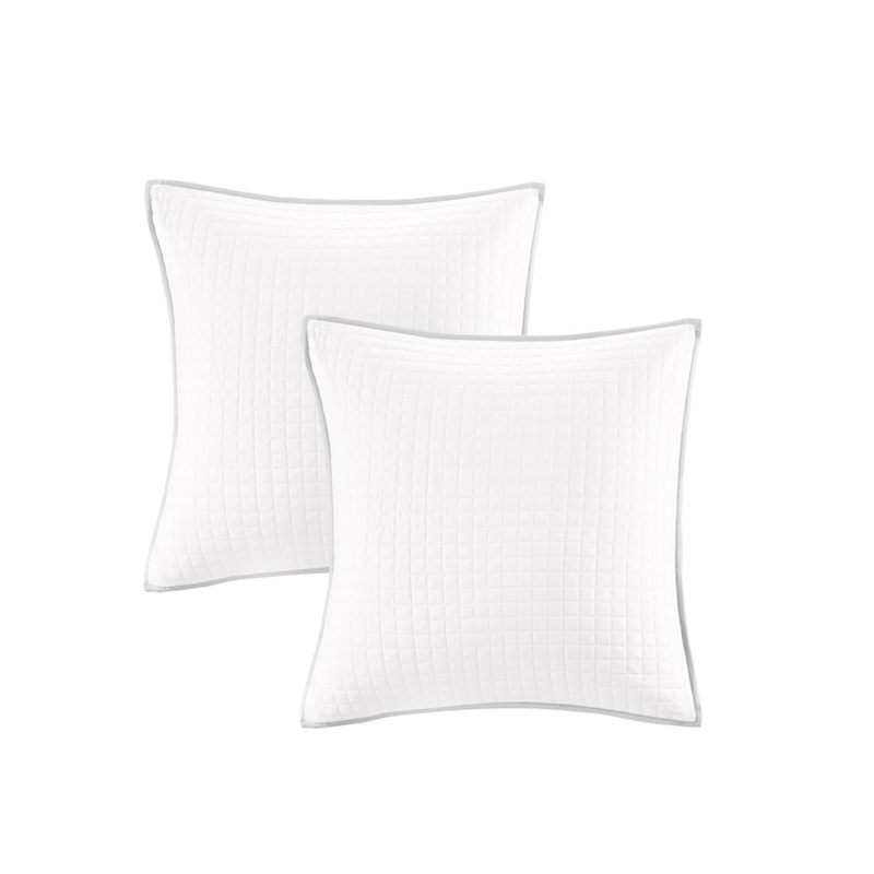 Urban Habitat Brooklyn 5-Piece Farmhouse Cotton Jacquard Duvet Cover Set in Gray