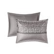 Madison Park Rhapsody 7-Piece Polyester Jacquard Comforter Set in Gray/Taupe