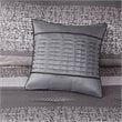 Madison Park Rhapsody 7-Piece Polyester Jacquard Comforter Set in Gray/Taupe