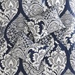 Madison Park Vienna 7-Piece Transitional Cotton Printed Comforter Set in Blue