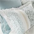 Madison Park Dawn 9-Piece Cotton Printed Comforter Set w/ Pintuck in Blue