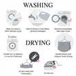 Beautyrest Polyester Knitted Micro Fleece Solid Textured Heated Blanket in Ivory