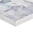 Madison Park Traditional MDF Wood Perched Birds Hand Painted Plank in Gray
