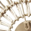 Madison Park 3-Piece Metal Ella Corn Husk Wrapped Metal Wall Decor in Gold