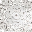Madison Park 3-Piece Modern Firwood Medallion Trio Wall Decor Set in White