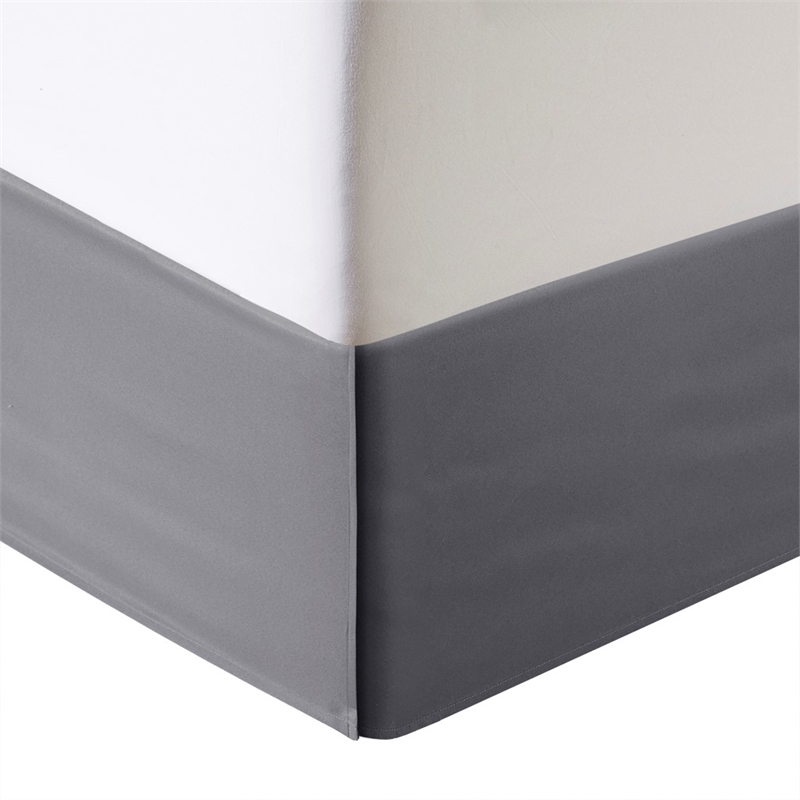 Madison Park Lola 7-Piece Cotton Sateen Printed Comforter Set in Gray