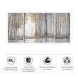 Madison Park 3-Piece Transitional Wood Canvas Set in Multi-Color