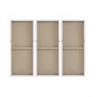 Madison Park 3-Piece Wood Twilight Mystere Hand Embellished Canvas in Gray