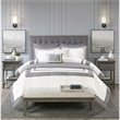 Madison Park Heritage 8-Piece Polyester Microfiber Comforter Set in Gray