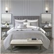 Madison Park Heritage 8-Piece Polyester Microfiber Comforter Set in Gray