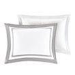 Madison Park Heritage 8-Piece Polyester Microfiber Comforter Set in Gray