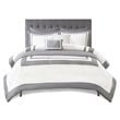 Madison Park Heritage 8-Piece Polyester Microfiber Comforter Set in Gray