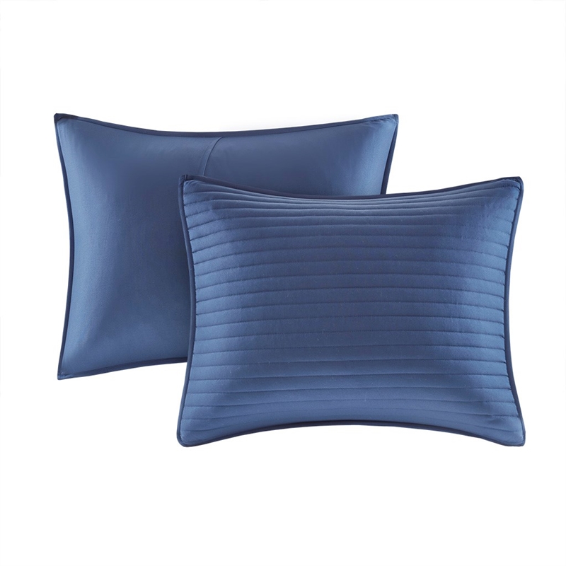 Madison Park Marina 8-Piece Microfiber Comforter and Coverlet Set in Pink