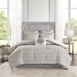 Madison Park Malia 6-Piece Farmhouse Embroidered Cotton Comforter Set in Ivory