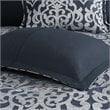 Madison Park Odette 8-Piece Polyester Jacquard Comforter Set in Navy