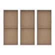 Madison Park 3-Piece MDF Wood Luminous Hand Painted Canvas Set in Gray