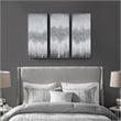Madison Park 3-Piece MDF Wood Luminous Hand Painted Canvas Set in Gray